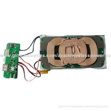Qi Power Bank Module PCBA, A6 3 Induction Coils